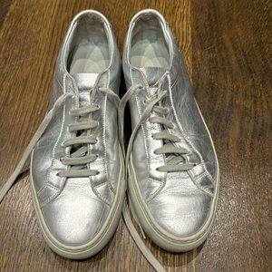Common Project women  Silver sneaker